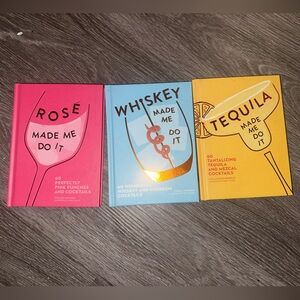 3 cocktail recipe books